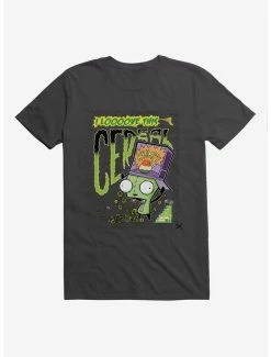 Hot Sale ⭐ Extra Soft Invader Zim I Love This Cereal T-Shirt 🥰