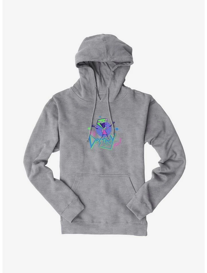 Best Sale ๐ Invader Zim Florpus I'll Destroy You Hoodie ๐ - Image 3