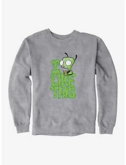 Coupon 🌟 Invader Zim I Like This Sweatshirt 😀