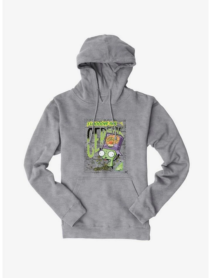 Brand new ๐ Invader Zim I Love This Cereal Hoodie ๐ฅฐ - Image 4