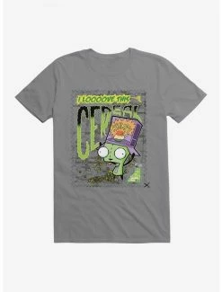 Cheap 🥰 Invader Zim I Love Cereal T-Shirt 🤩