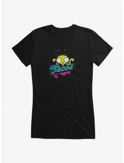 Deals ✔️ Invader Zim Gir Neon Tacos 👧 Girls T-Shirt 👍