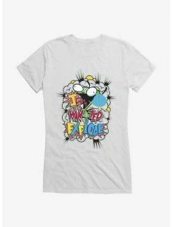 Cheap ๐ Invader Zim I Want To Explode ๐ง Girls T-Shirt โค๏ธ