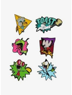 Flash Sale 🔥 Invader Zim Food Blind Box Enamel Pin 🎁