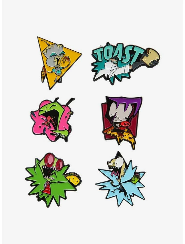 Flash Sale ๐ฅ Invader Zim Food Blind Box Enamel Pin ๐