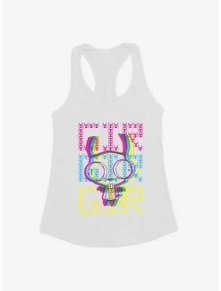 Flash Sale 🔥 Invader Zim Gir Neon Stack 👧 Girls Tank 👏