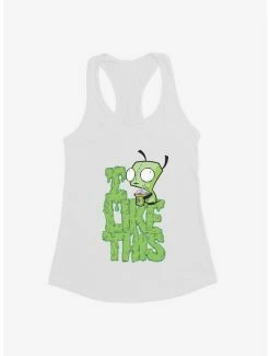 Hot Sale 😍 Invader Zim I Like This 👧 Girls Tank 🧨