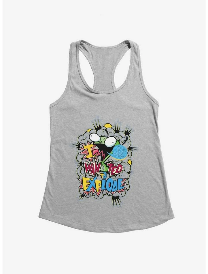 Best deal ๐ Invader Zim I Want To Explode ๐ง Girls Tank ๐ - Image 5
