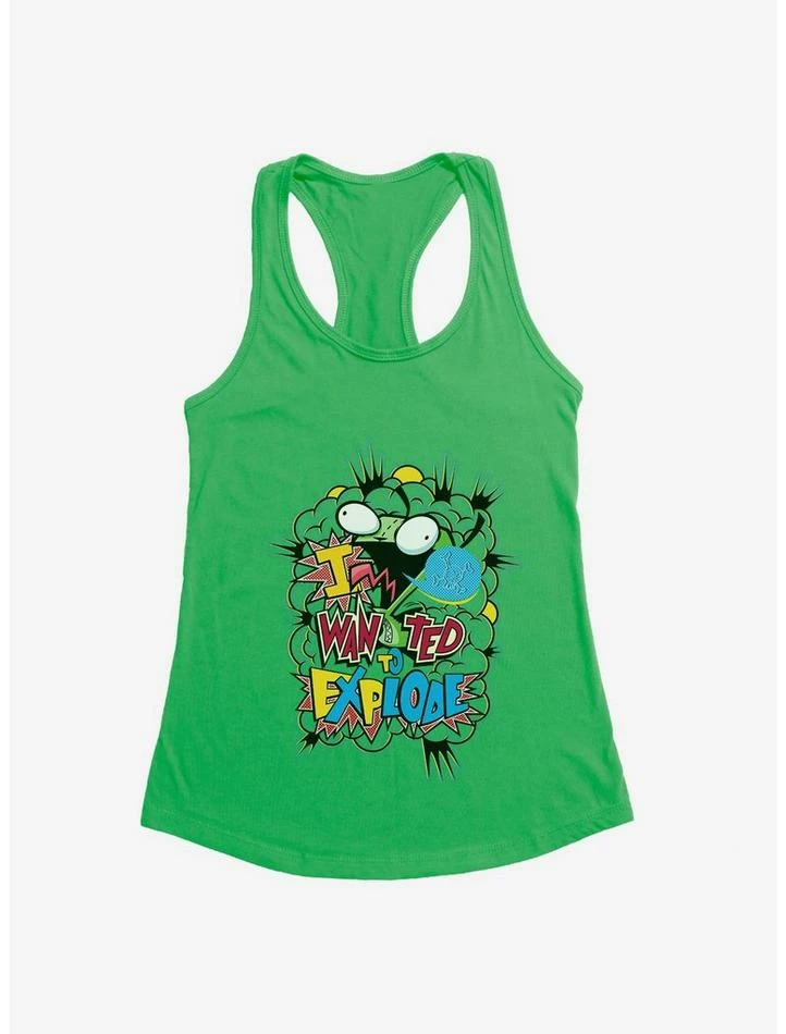 Best deal ๐ Invader Zim I Want To Explode ๐ง Girls Tank ๐ - Image 6
