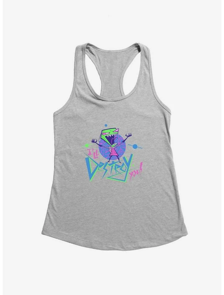 Brand new โญ Invader Zim I'll Destroy You ๐ง Girls Tank ๐ - Image 2