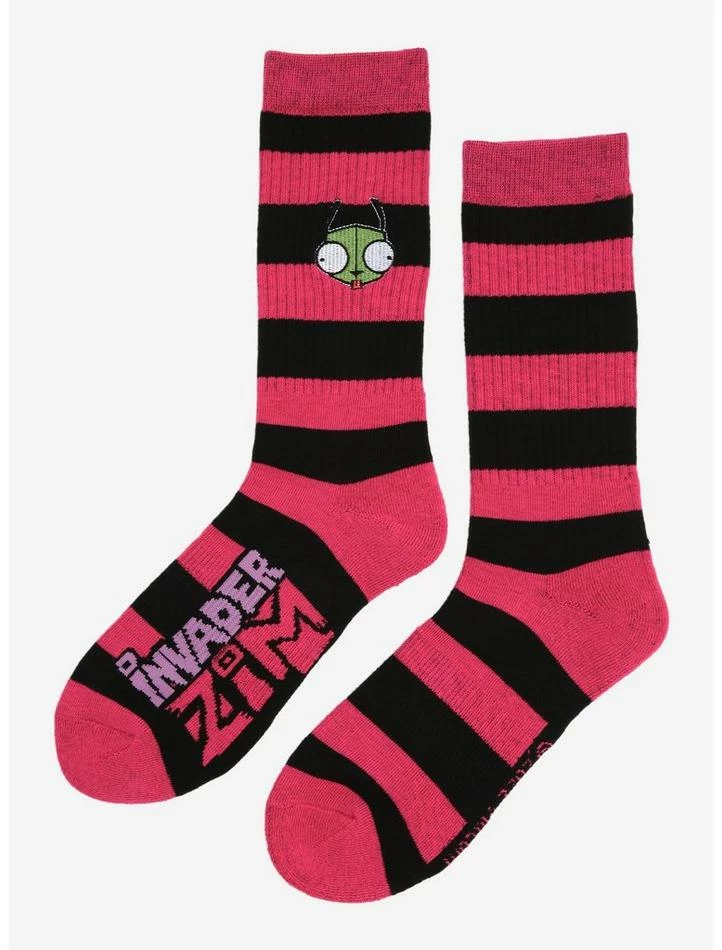 Promo π₯ Invader Zim GIR Duo Crew 𧦠Socks π - Image 4