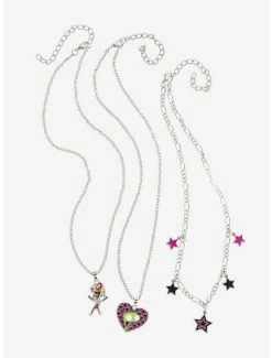 Discount โ Invader Zim GIR Star Heart Charm Necklace Set ๐