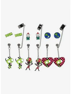 Hot Sale 🤩 Invader Zim GIR Cuff Earring Set 🌟