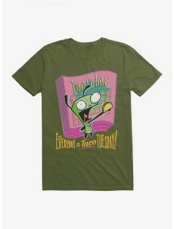 Coupon ⌛ Invader Zim Unique Taco Tuesday T-Shirt ✔️