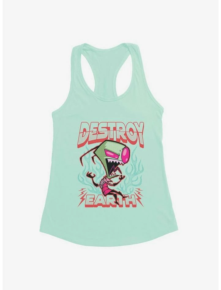 New ๐ Invader Zim Unique Destroy ๐ง Girls Tank ๐ - Image 6