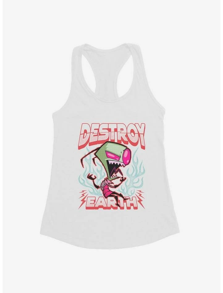 New ๐ Invader Zim Unique Destroy ๐ง Girls Tank ๐ - Image 4