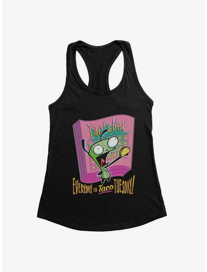 New ๐ฅ Invader Zim Unique Taco Tuesday ๐ง Girls Tank ๐งจ - Image 6