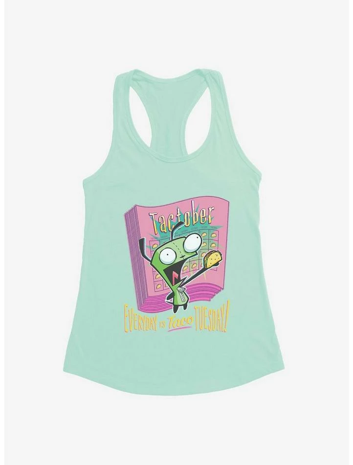 New ๐ฅ Invader Zim Unique Taco Tuesday ๐ง Girls Tank ๐งจ - Image 3