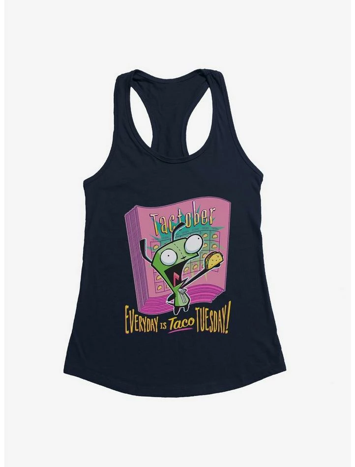 New ๐ฅ Invader Zim Unique Taco Tuesday ๐ง Girls Tank ๐งจ - Image 4