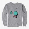 Coupon 🤩 Invader Zim Big face Screaming Sweatshirt 🔔