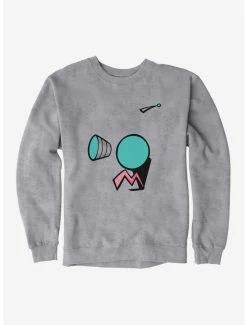 Coupon 🤩 Invader Zim Big face Screaming Sweatshirt 🔔