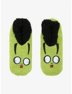 New ๐ Invader Zim GIR Cozy Slippers ๐