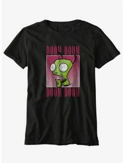 Best reviews of 😉 Invader Zim GIR Milkshake Doom Boyfriend Fit 👧 Girls T-Shirt 👍