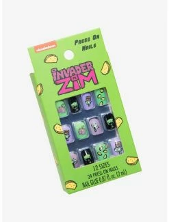 Best reviews of ๐ฅฐ Invader Zim Faux Nail Set ๐ฅฐ