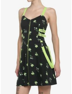 Discount 🎁 Invader Zim GIR Zipper 👗 Dress 🎉
