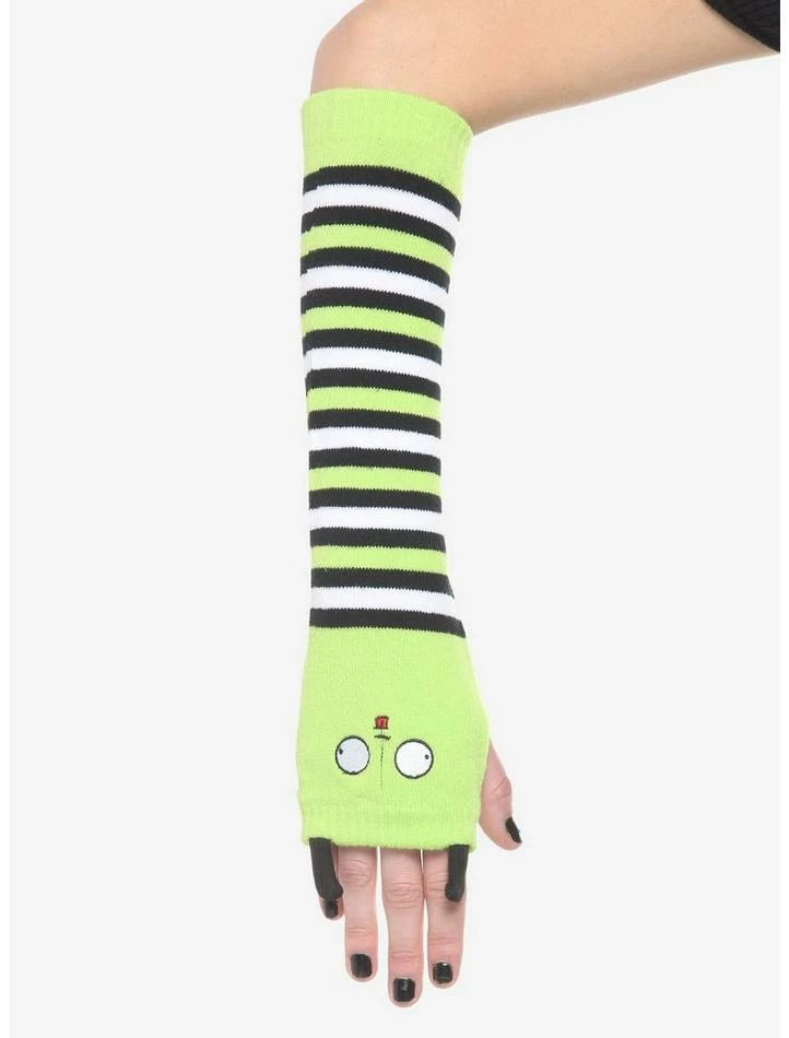 Flash Sale โญ Invader Zim GIR Stripe Arm Warmers ๐ - Image 2