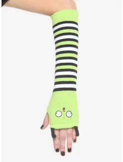 Flash Sale โญ Invader Zim GIR Stripe Arm Warmers ๐