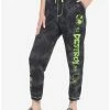 Coupon 🔥 Invader Zim Doom Destroy Dark Wash 👧 Girls Sweatpants 🧨