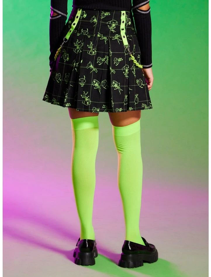 Hot Sale ๐งจ Invader Zim Chain Grid Pleated ๐ Skirt ๐คฉ - Image 2