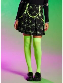 Hot Sale ๐งจ Invader Zim Chain Grid Pleated ๐ Skirt ๐คฉ