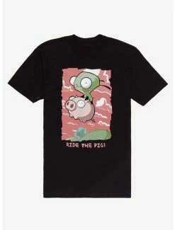 Budget ⭐ Invader Zim GIR Flying Pig T-Shirt ❤️