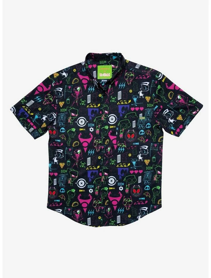 Hot Sale ๐ฅ RSVLTS Invader Zim Operation Impending Doom 2 KUNUFLEX Short Sleeve ๐ Shirt ๐