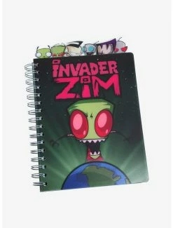 Best Pirce 🥰 Invader Zim Earth Tabbed Journal ✨