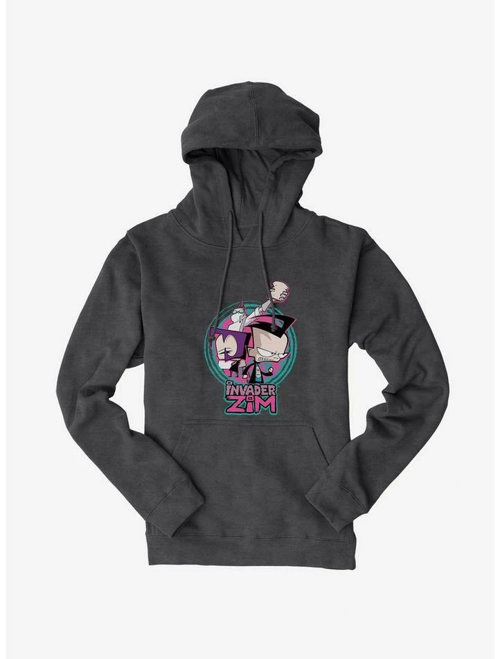 Hot Sale ๐งจ Invader Zim Gaz, Dib & Professor Membrane Hoodie ๐คฉ - Image 2