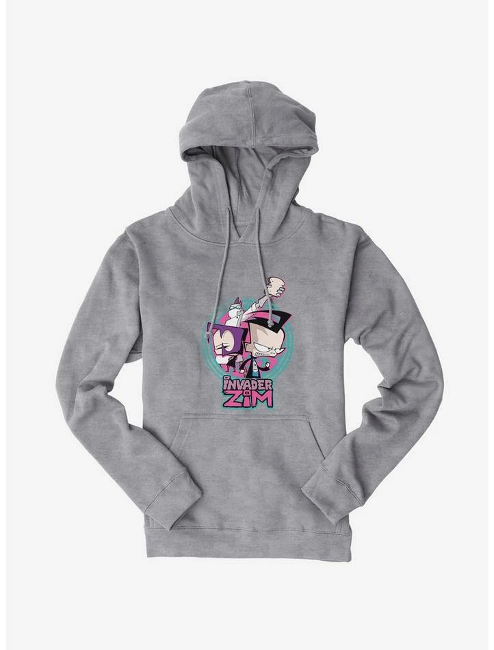 Hot Sale ๐งจ Invader Zim Gaz, Dib & Professor Membrane Hoodie ๐คฉ - Image 7