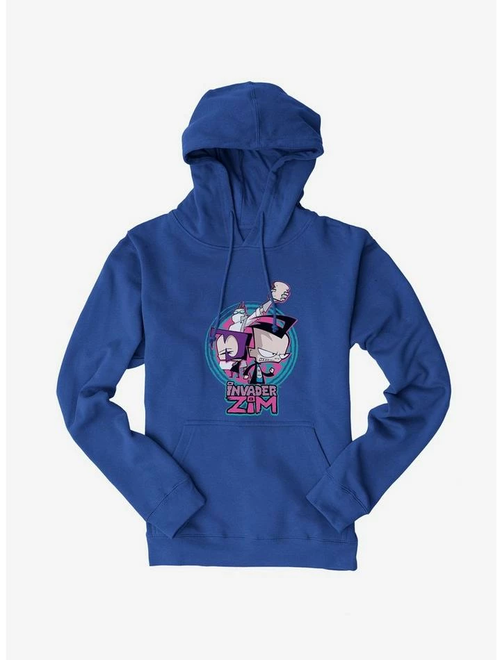 Hot Sale ๐งจ Invader Zim Gaz, Dib & Professor Membrane Hoodie ๐คฉ - Image 3