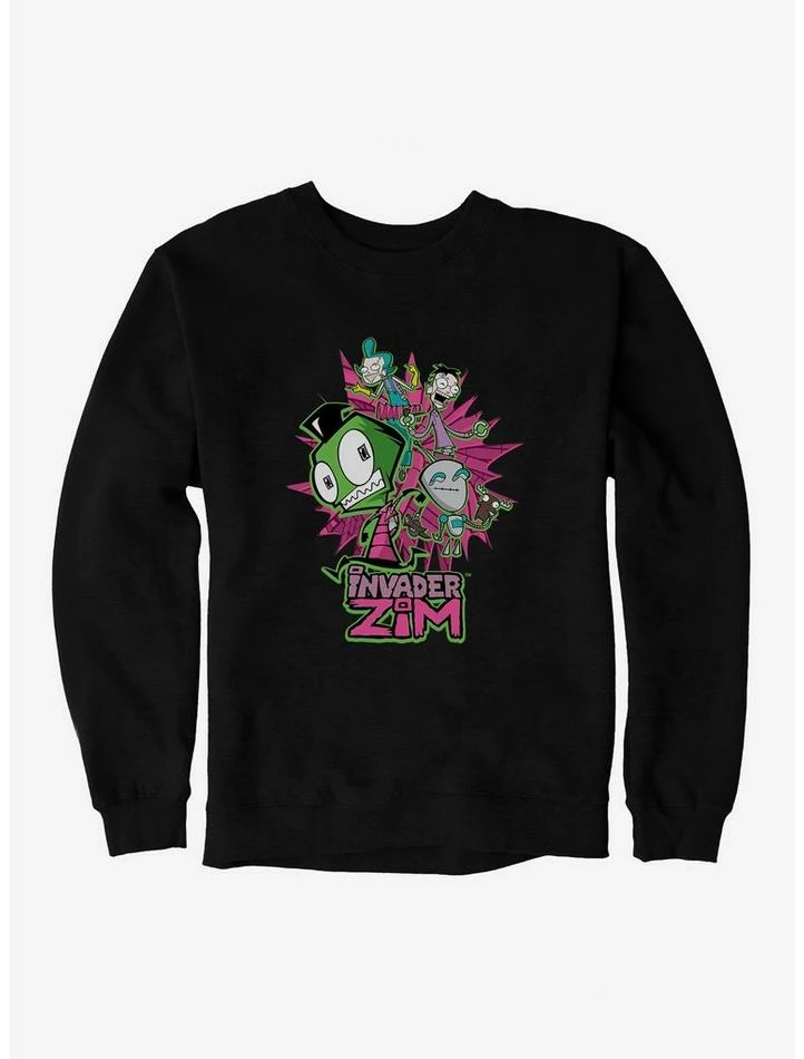 Hot Sale ๐งจ Invader Zim GIR & Roboparents Sweatshirt ๐ฅ - Image 7
