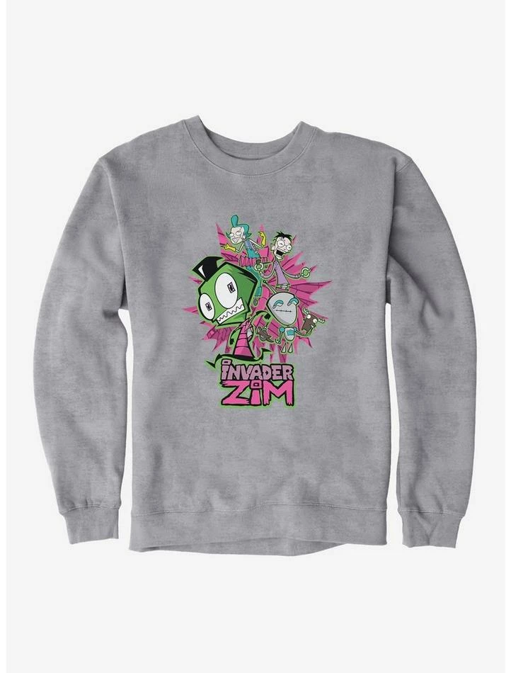 Hot Sale ๐งจ Invader Zim GIR & Roboparents Sweatshirt ๐ฅ - Image 4