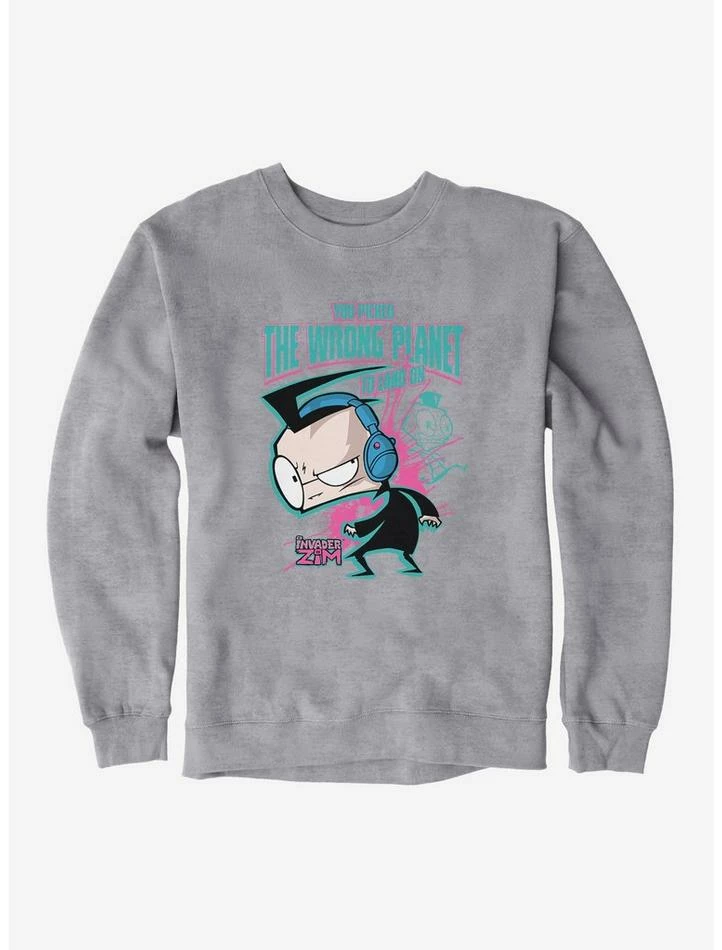Deals ❤️ Invader Zim Wrong Planet To Land On Sweatshirt 🧨 - Image 7