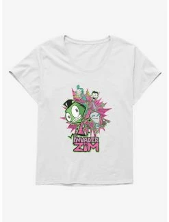 Top 10 ✔️ Invader Zim GIR & Roboparents 👧 Girls T-Shirt Plus Size 🔥