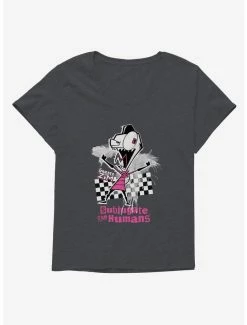 Best reviews of ✔️ Invader Zim Subjugate The Humans 👧 Girls T-Shirt Plus Size ❤️