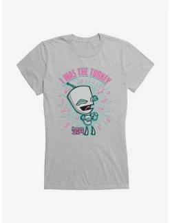 Cheap 👍 Invader Zim I Was The Turkey 👧 Girls T-Shirt 😀