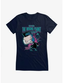 Cheap 🥰 Invader Zim Wrong Planet To Land On 👧 Girls T-Shirt ⭐