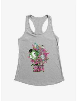 Best Pirce 🌟 Invader Zim GIR & Roboparents 👧 Girls Tank 🎉