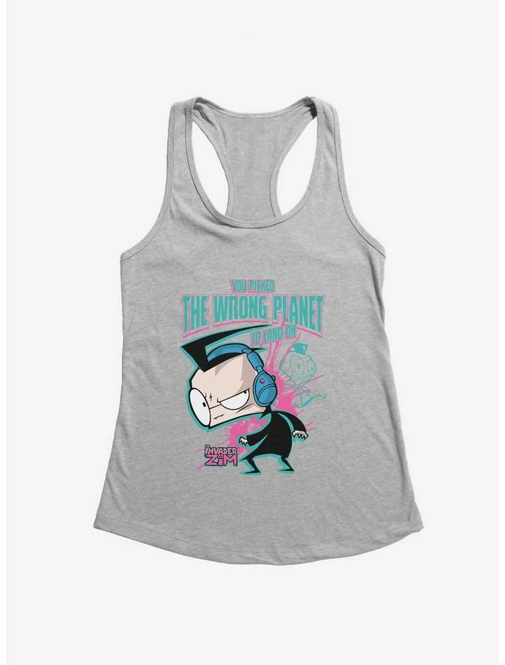 Brand new โจ Invader Zim Wrong Planet To Land On ๐ง Girls Tank โญ - Image 6