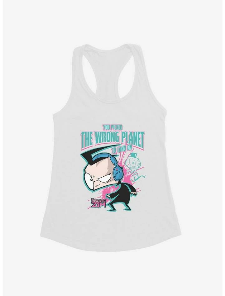 Brand new โจ Invader Zim Wrong Planet To Land On ๐ง Girls Tank โญ - Image 3